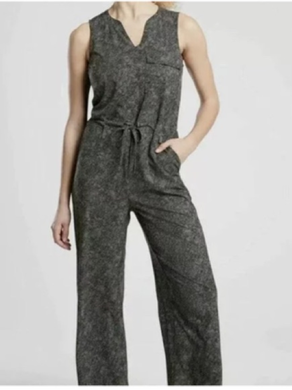 Athleta Topanga Printed Jumpsuit Romper Pants Size XS